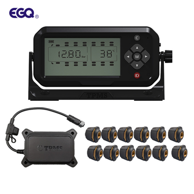 RS232 7 λεωφορείο TPMS διακοπτών αναστροφής συστημάτων παρακολούθησης πίεσης ροδών ροδών 12mA 4V