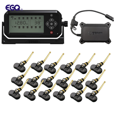 Σύστημα TPMS τρέιλερ εξόδου RS232 με αισθητήρα στελέχους βαλβίδας τροχού 18