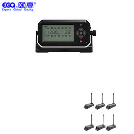 Επίδειξη έξι LCD ασύρματες λύσεις φορτηγών TPMS ρυμουλκών ροδών