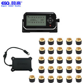 Σύστημα φορτηγών TPMS νημάτων οθόνης 203psi 12V1 IP67 OTR TPMS LCD