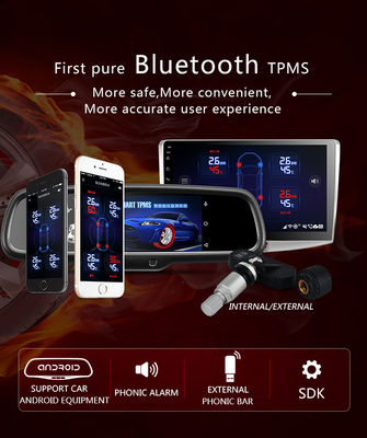 2.4Ghz Bluetooth 120 σύστημα παρακολούθησης πίεσης ροδών PSI