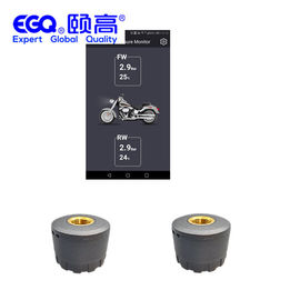 APP 2 εξωτερικό σύστημα μοτοσικλετών TPMS Bluetooth αισθητήρων